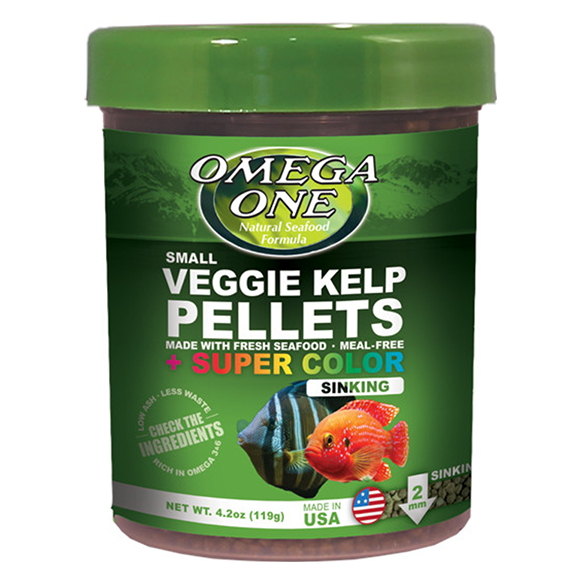 Omega One Super Colour Veggie Kelp Pellet - Fishly