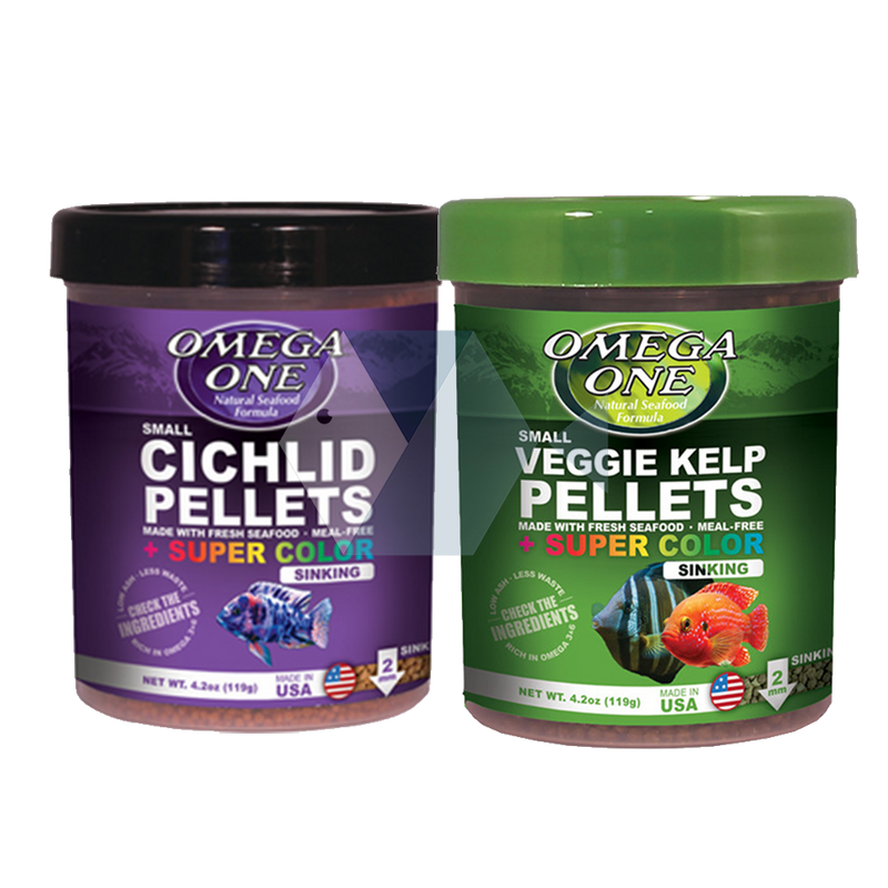 Omega One Cichlid Food Combo - Fishly
