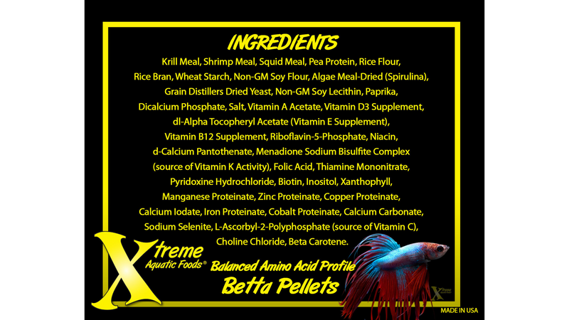 Xtreme Betta Pellet