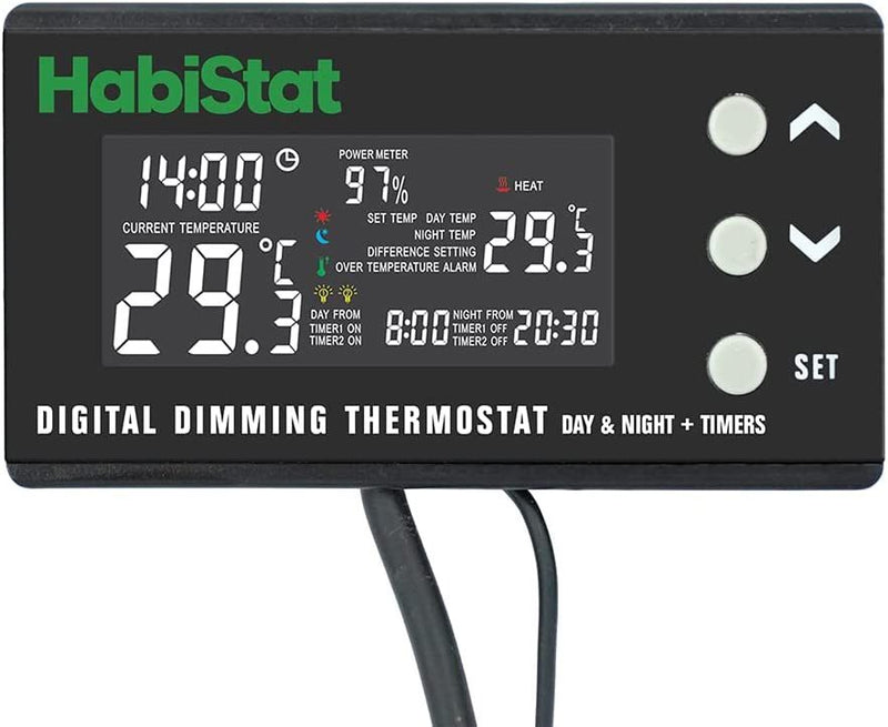 HabiStat Digital Dimming Thermostat (Day/Night Timer) - Fishly