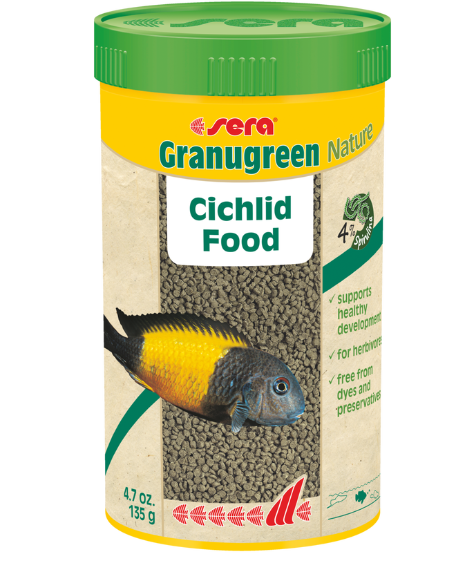 Sera Granugreen - Cichlid Veggie Pellets - Fishly