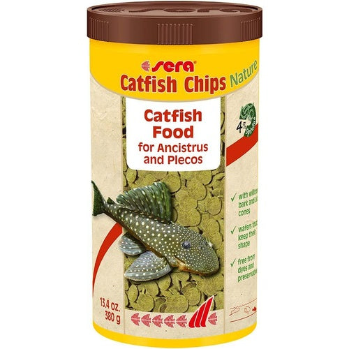 Sera Catfish Chips with Wood - Fishly