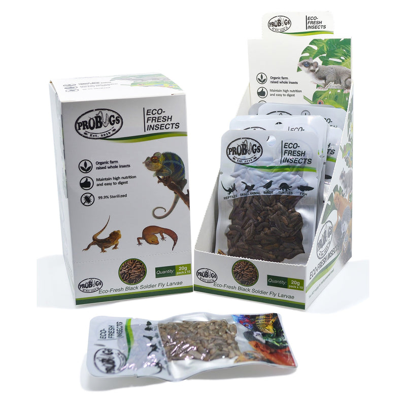 Pro Bugs Black Soldier Fly Larvae - Fishly