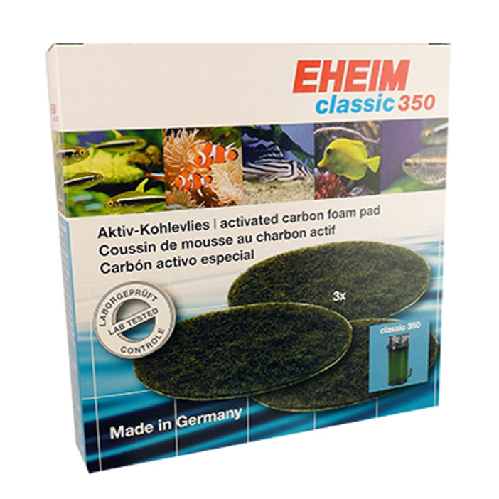 Eheim Classic 350 Filter Pad (Carbon) - Fishly