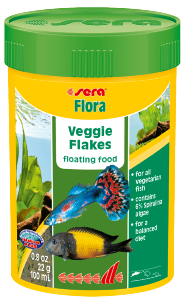 Sera Flora - Veggie Flake Food - Fishly