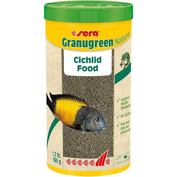 Sera Granugreen - Cichlid Veggie Pellets - Fishly