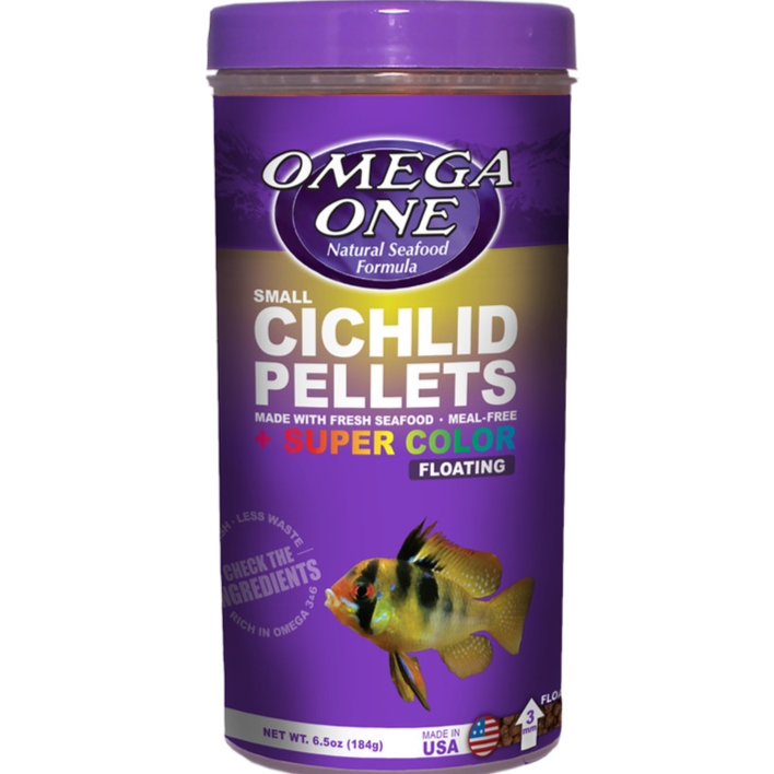 Omega One Super Colour Cichlid (Floating) - Fishly
